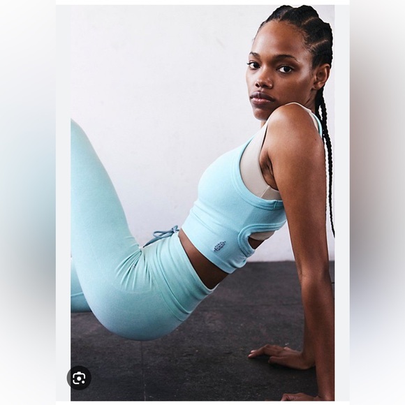 NWT Free People Movement Go To Leggings in Poolside - Picture 3 of 5